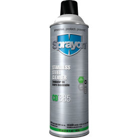 Sprayon CD885 Stainless Steel Cleaner 17 oz. Aerosol Can - SC0885000 - Pkg Qty 12 SC0885000