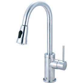 Pioneer Motegi 2MT250-SS Single Lever Pull-Down Kitchen Faucet PVD Stainless Steel 2MT250-SS