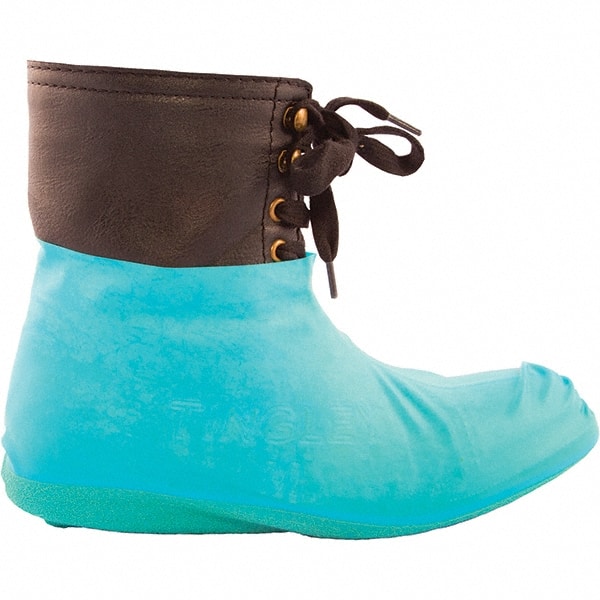 Shoe Cover: Size 7 to 9, Water-Resistant, Latex, Blue MPN:6336.MD