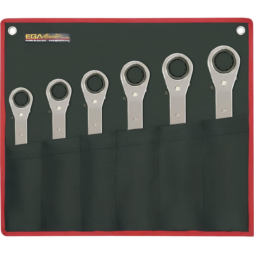 Wrench Sets, System Of Measurement: Imperial , Size Range: 1/4 in - 7/8 in , Container Type: Canvas Pouch , Wrench Size: 1/4 to 7/8 , Material: Vanadium Steel  MPN:68611