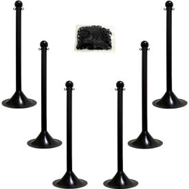 Mr. Chain Light Duty Plastic Stanchion Kit With 2