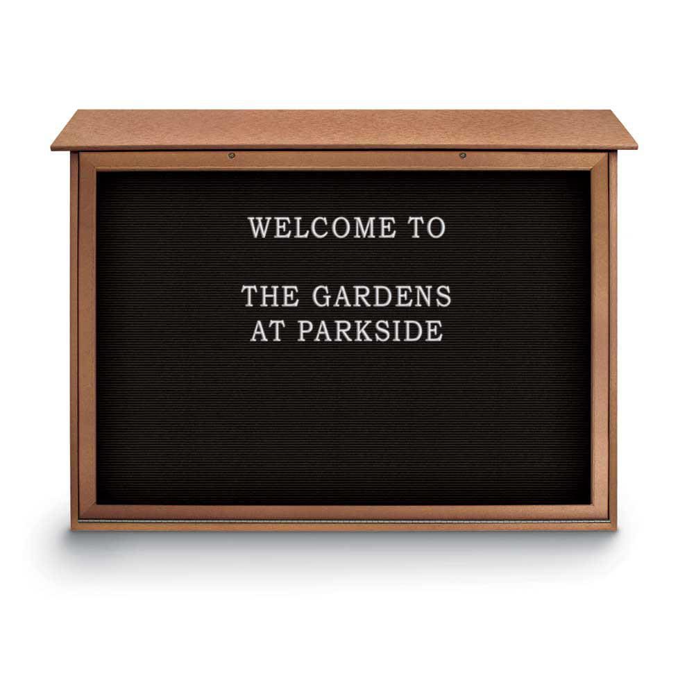 Enclosed Letter Board: 52