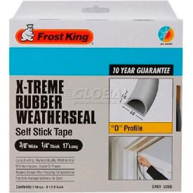 Frost King X-Treme Rubber Weatherstrip Tape 3/8