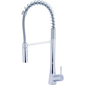 Olympia i2 K-5015 Single Lever Pre-Rinse Spring Pull-Down Kitchen Faucet Polished Chrome K-5015