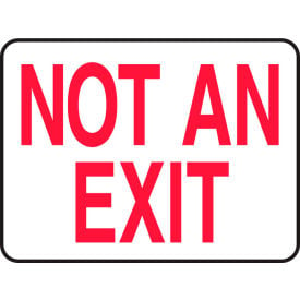 Accuform MEXT910VA Not An Exit Sign 10