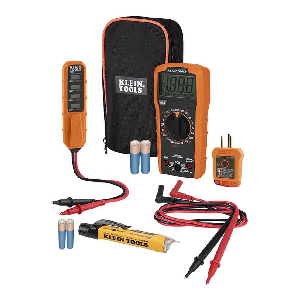 Multimeters, Multimeter Type: Digital, Current , Measures: AC Voltage, DC Voltage, Current, Resistance, Continuity , Maximum DC Voltage: 10  MPN:MM320KIT