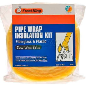 Frost King Fiberglass Pipe Wrap Kit - Pkg Qty 24 SP41X