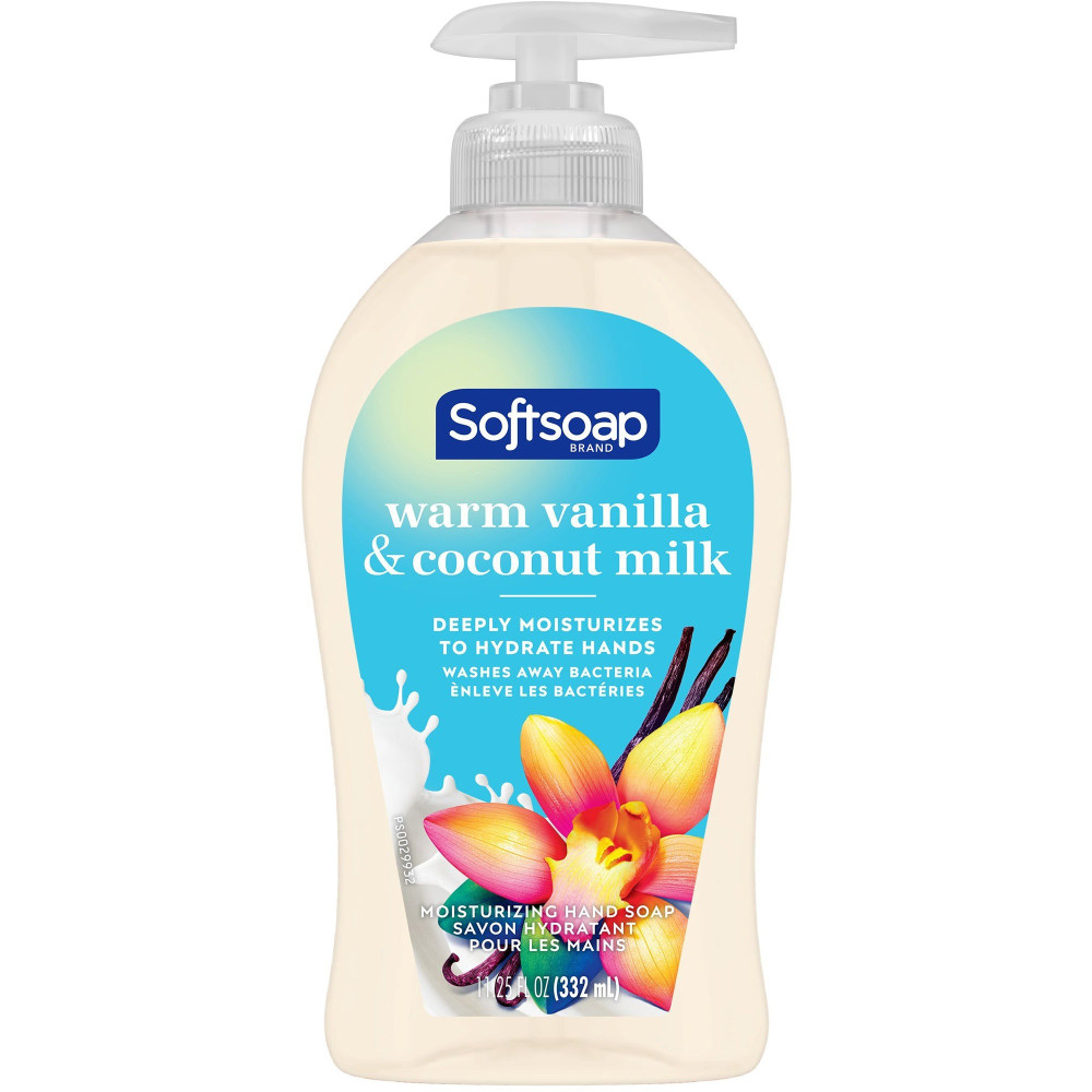 Softsoap Liquid Hand Soap, Warm Vanilla And Coconut Milk Scent, 11.3  Oz (Min Order Qty 14) MPN:US07059A