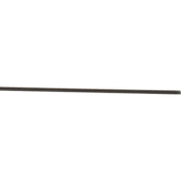 Threaded Rod: #8-32, 3' Long, Stainless Steel, Grade 304 (18-8) MPN:KP74676