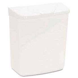 Health Gards Plastic Convertible Sanitary Napkin Receptacle White 1 Gallon - HOS250201W HOS250201W