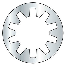 4mm - Internal Tooth Lock Washer - Steel - Zinc - DIN 6797J - Pkg of 100 BYC04