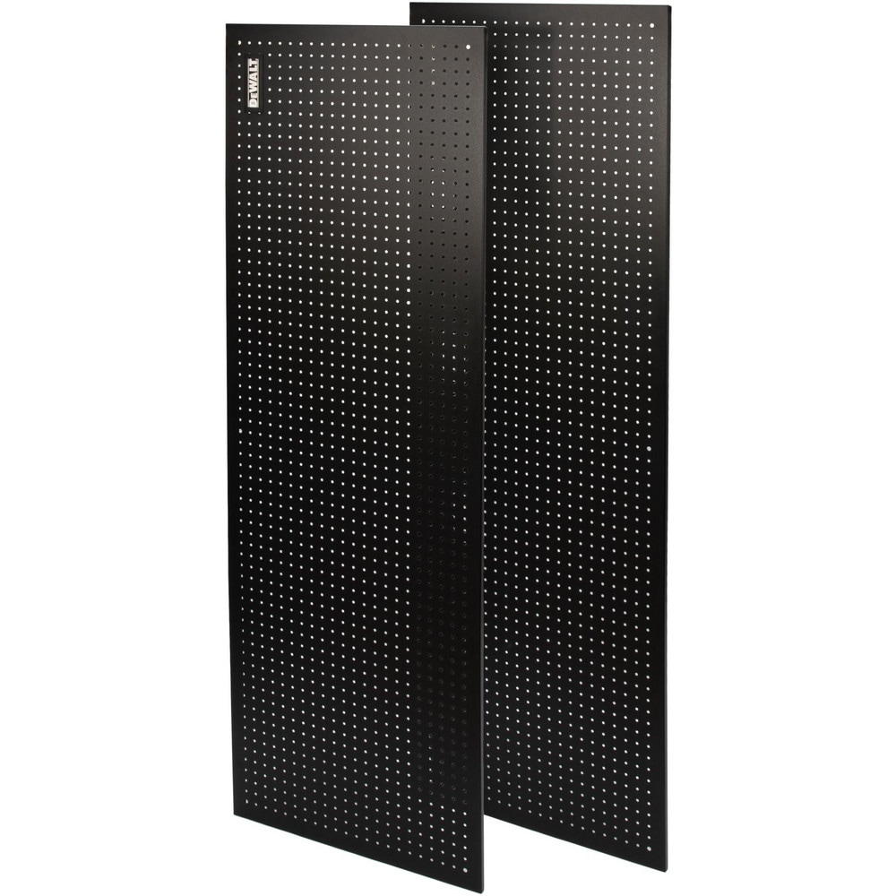 Open Shelving Accessories & Components, Component Type: Rack-Mounted Metal Pegboard Kit , For Use With: 6 ft Rack , Material: Steel , Color: Black  MPN:41554