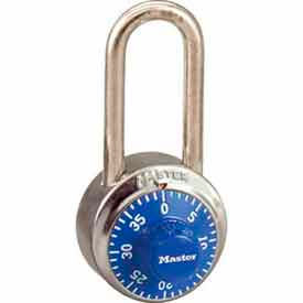 Master Lock® No. 1502LHBLU General Security Combo Padlock LH Shackle - Blue Dial 1502LHBLU