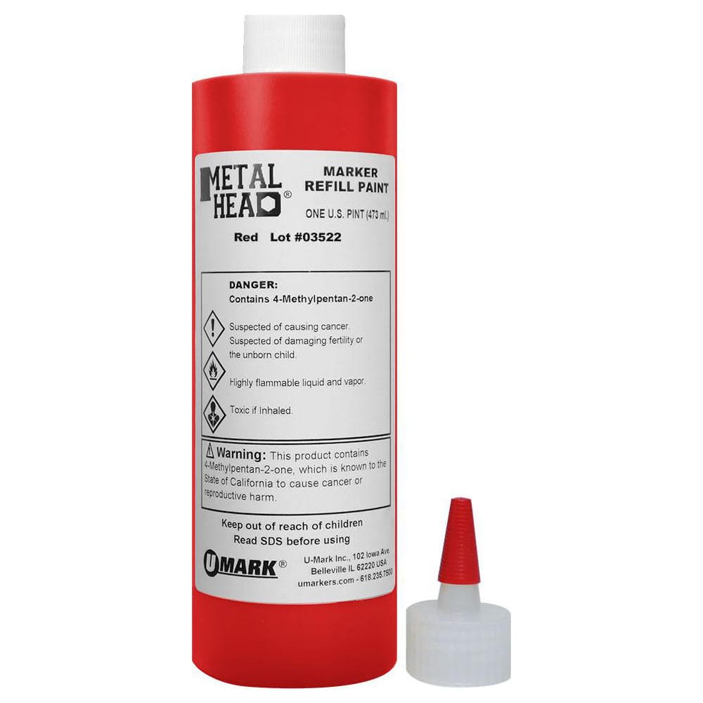 Markers & Paintsticks, Marker Type: Refill, Tip Shape: Point, Color: Red, Ink Type: Oil Base, For Use On: Concrete, Metal, Steel, Lumber MPN:10604R