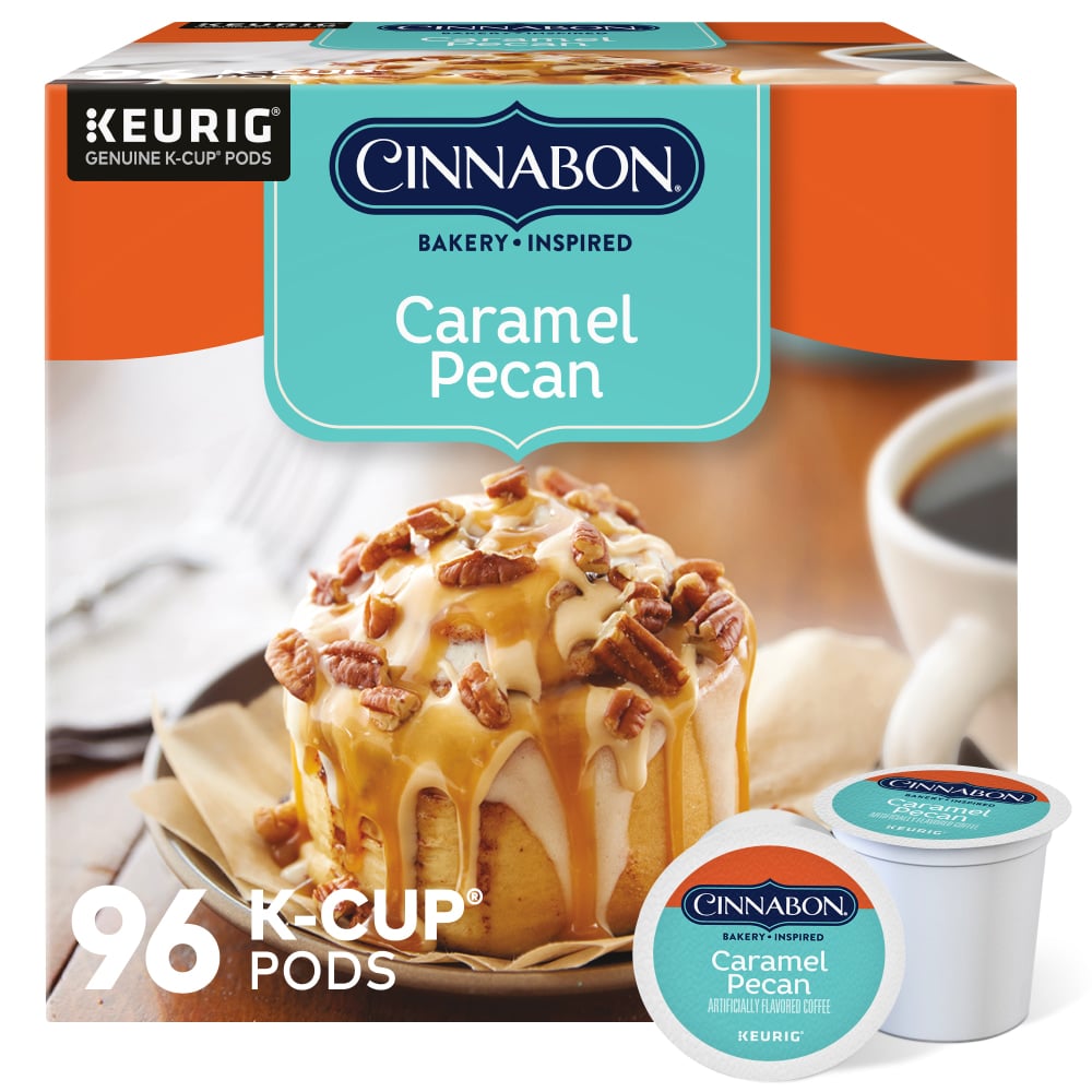 Green Mountain Coffee Cinnabon Caramel Pecan K-Cup Pods, Light Roast, Box Of 96 Pods MPN:5000369043CA