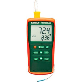 Extech EA11A Easy View Type K Single Input Thermometer Orange/Green EA11A