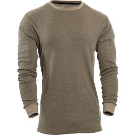 DRIFIRE® Flame Resistant Long Sleeve T-Shirt Tan 3XL Tan C541NTNLS3XL C541NTNLS3X