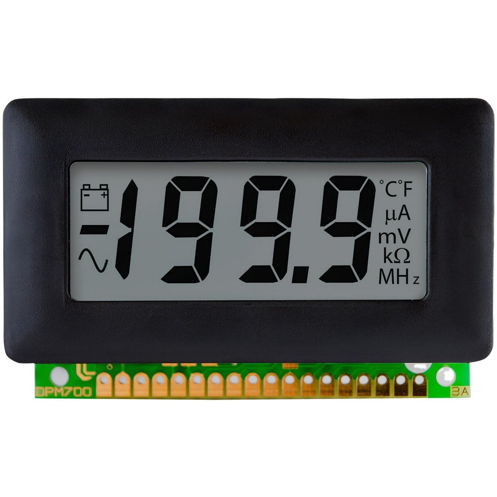 Panel Meters, Panel Meter Type: Panel Meter , Power Measurement Type: DC Voltmeter , Panel Meter Display Type: Digital LCD , Maximum Input Voltage: 7  MPN:DPM 600S