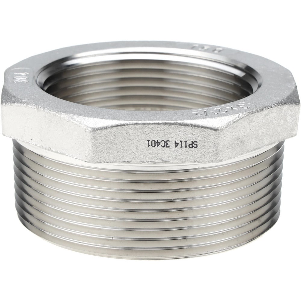 Stainless Steel Pipe Fittings, Fitting Type: Hex Bushing , End Connection: NPT  MPN:4HB3X21/2