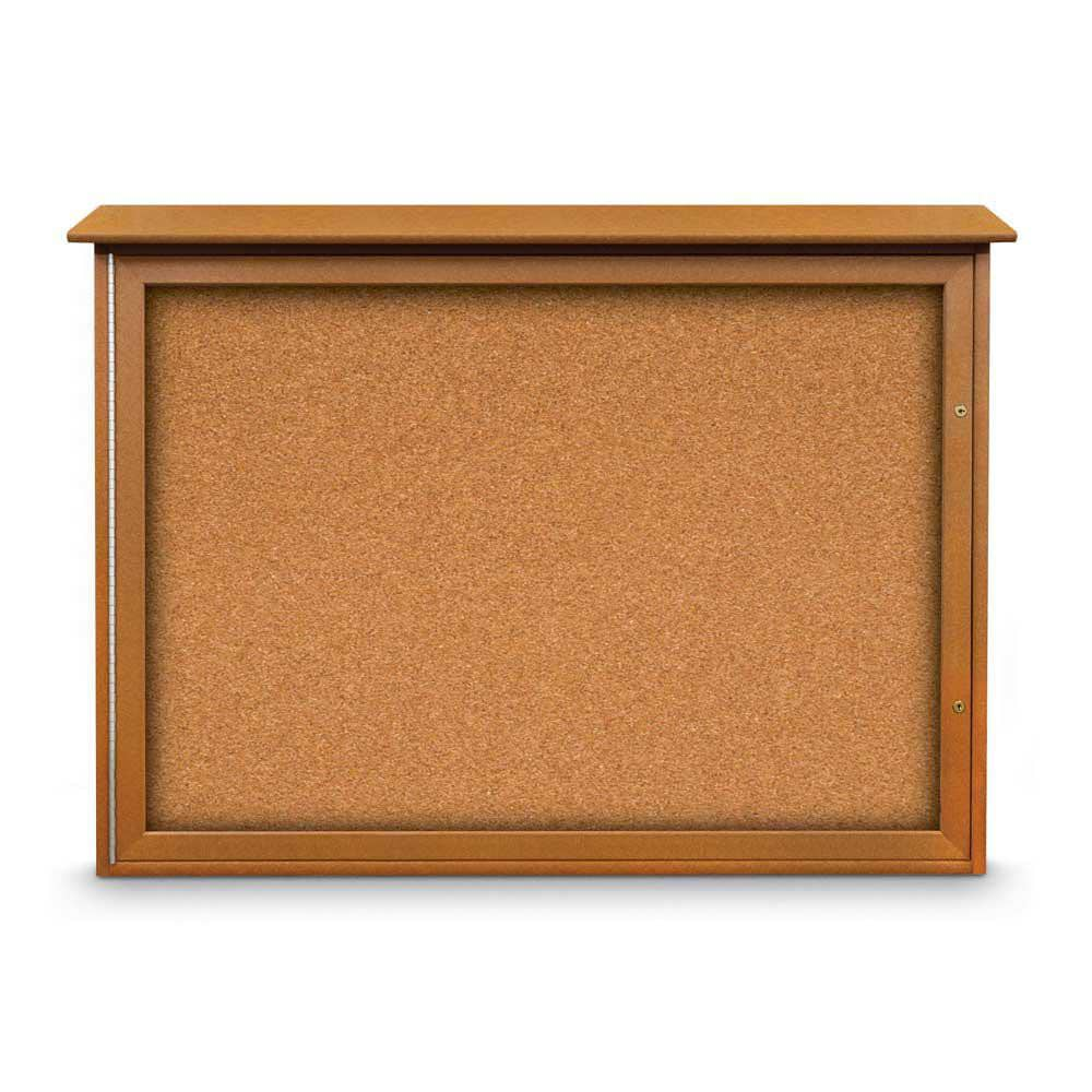 Enclosed Cork Bulletin Board: 48