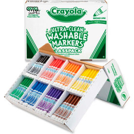 Crayola® Washable Markers Classpack 8 Assorted Colors 200/Box 588200