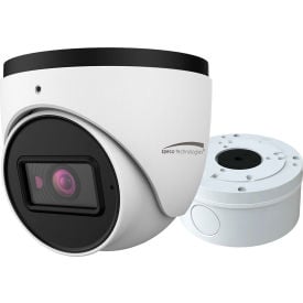 Speco® 2MP H.265 IP Turret Camera with IR & Junction Box 2.8mm Fixed Lens White Housing O2VT1N