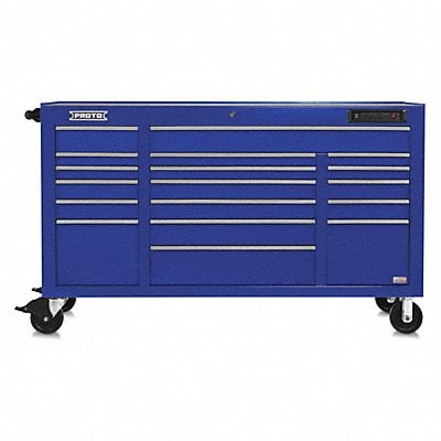 Rolling Tool Cabinet Blue Heavy Duty MPN:J556741-18BLPDP