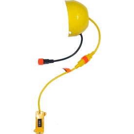 Jan Fan® End Dome w/ 2 Speed Drop Cord Switch Yellow JF-DCS