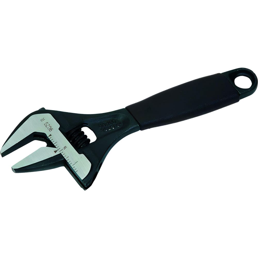 Adjustable Wrenches, Overall Length (Inch): 6 , Finish: Black Phosphate , Handle Type: Ergonomic , Measuring Scale: Yes , Insulated: No  MPN:BAH9029RUS