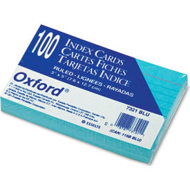 Oxford® Rule Index Cards 7321BLU 3