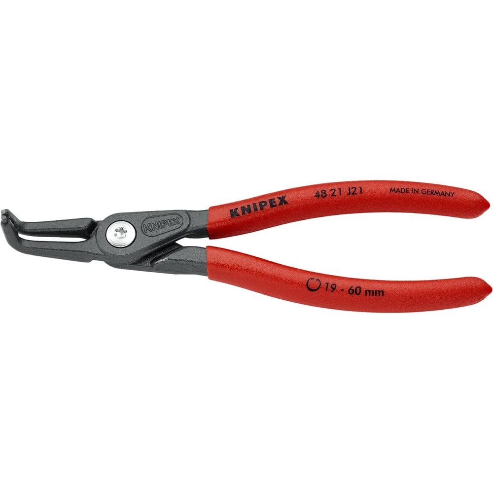 Retaining Ring Pliers, Type: Precision Internal Snap Ring Pliers , Tip Angle: 90 , Ring Diameter Range (Inch): 3-11/32 to 5-1/2  MPN:48 21 J41