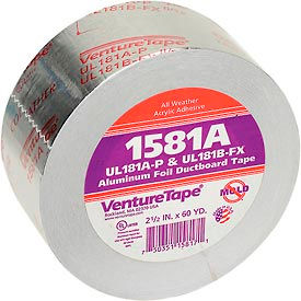 3M™ VentureTape Foil Tape 2-1/2 IN x 60 Yards 1581A-G075 7100043830