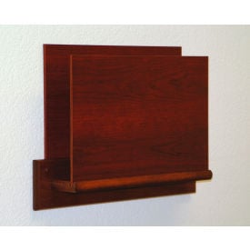 HIPAA Compliant Small Oak Open Ended Chart Holder - Mahogany OCHS15-1MH