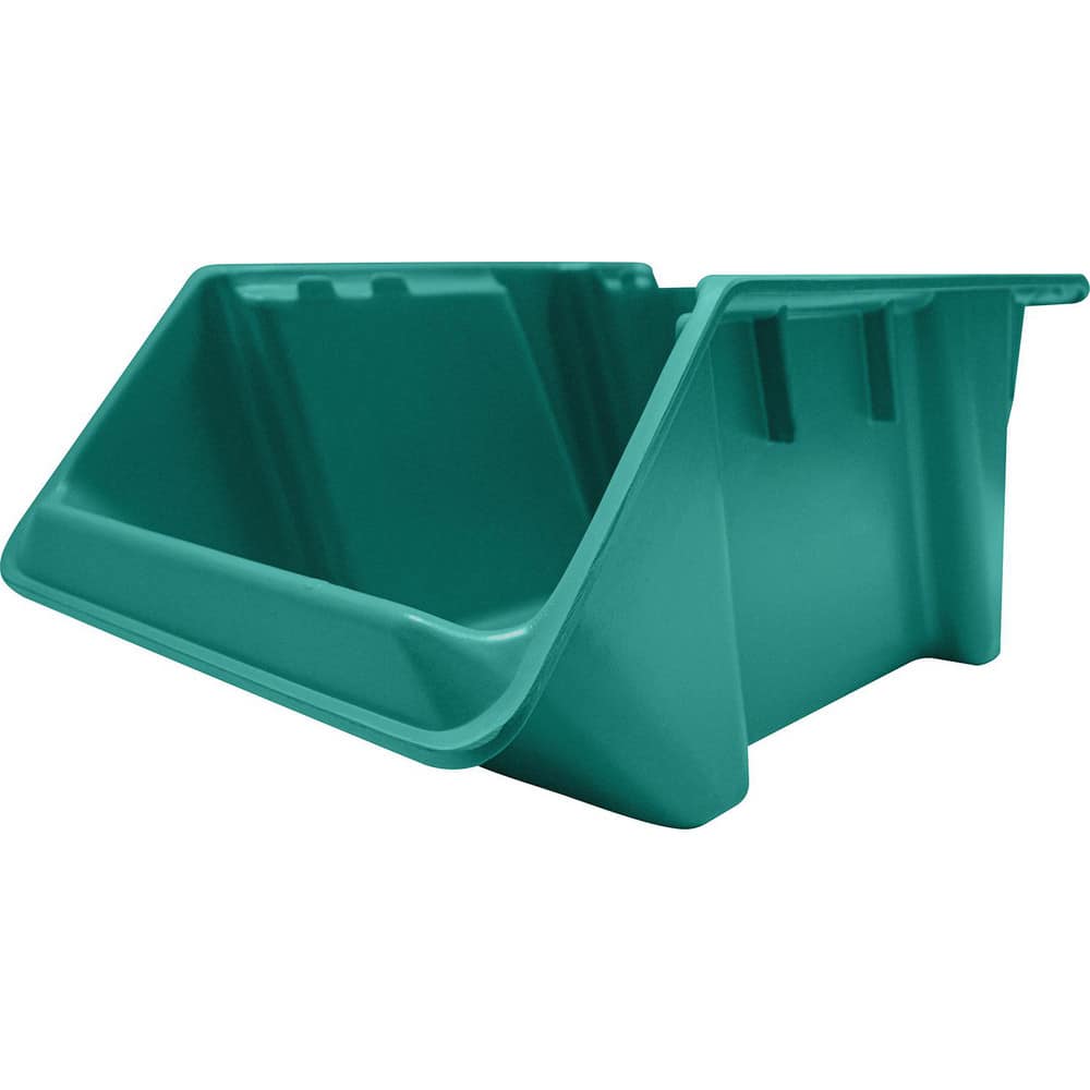 Bins, Bin Style: Hopper Front , Shape: Rectangle , Load Capacity (Lb. - 3 Decimals): 100.000 , Color: Green , Stacking: Yes  MPN:8421085170