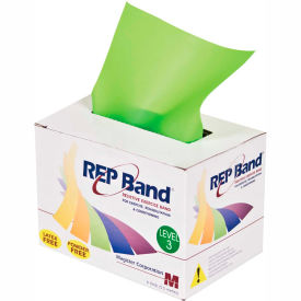 REP Band® Latex Free Exercise Band Lime 6 Yard Roll/Box 10-1076