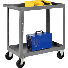 GoVets™ Steel Stock Cart w/2 Shelves 800 lb. Capacity 30