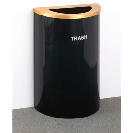 Glaro Recyclepro Trash Can 14 Gallon Satin Black T1899BK-BE-T