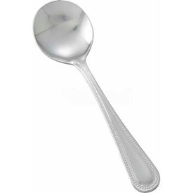 Winco 0005-04 Dots Bouillon Spoon 12/Pack 0005-04