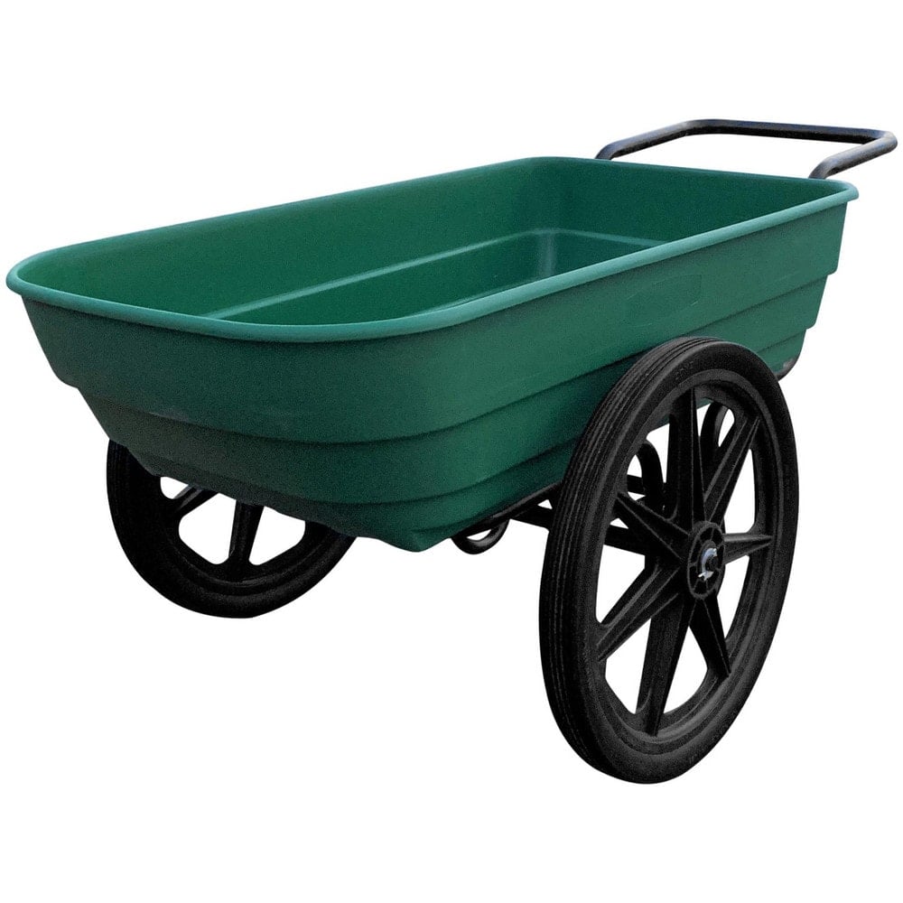 Wheelbarrows, Volume Capacity: 5.0ft3 , Load Capacity: 350 , Wheel Type: Flat-Free Wheel , Handle Material: Steel , Wheel Material: Polyurethane  MPN:70281