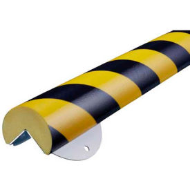 Knuffi® WPK-A+ Corner Wall Protection Kit 3.28' Black/Yellow 60-6865 60-6865