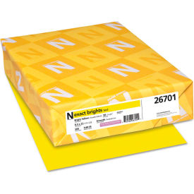 Colored Paper - Neenah Paper Exact Brights Paper Yellow 8-1/2