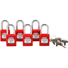 Brady® 105890 Lockout Padlock Keyed Alike 1-1/2