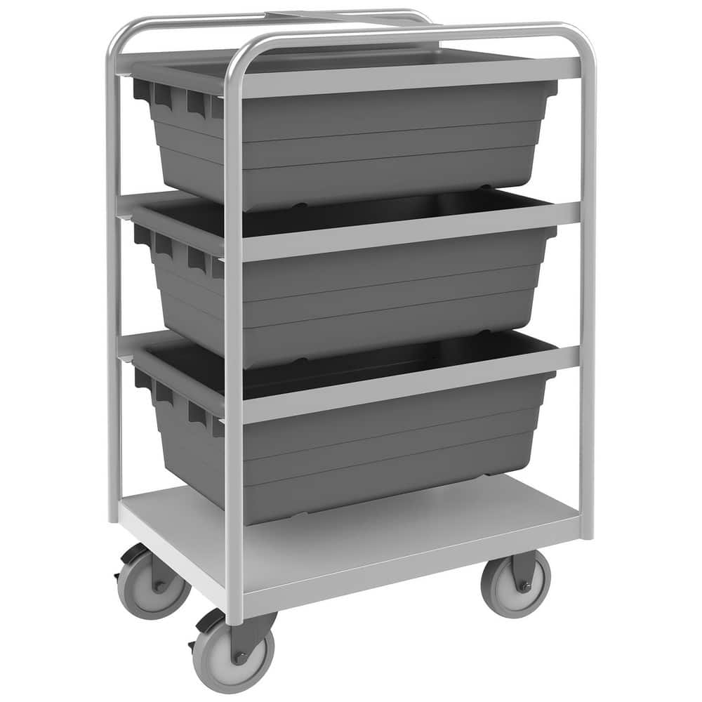 Security & Work/Utility Trucks, Truck Type: Tub Rack Cart , Load Capacity (Lb. - 3 Decimals): 300.000 , Truck Material: Stainless Steel , Width (Inch): 18-3/4  MPN:STBR-183042-3-5