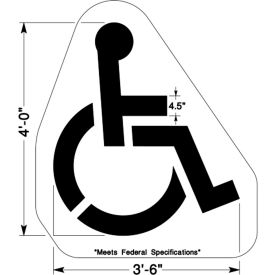 Newstripe Large Handicap Symbol 1/8