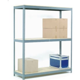 GoVets 3 Shelf Extra Heavy Duty Boltless Shelving Starter 72