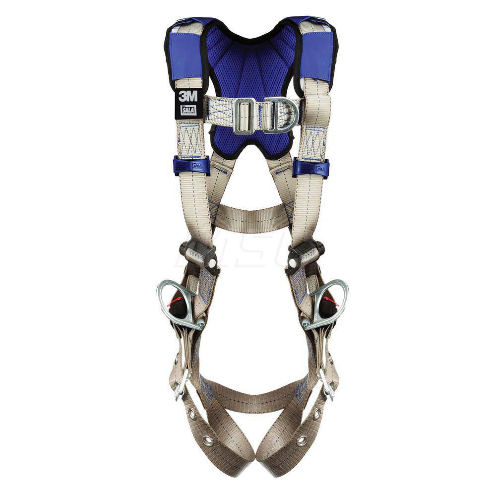 Fall Protection Harnesses: 420 Lb, Vest Style, Size Small, For Climbing & Positioning, Back Front & Hips MPN:7012817460