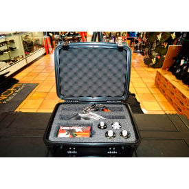 Quick Fire Multifit™ Dual Revolver Case QF500BK Watertight 15-5/16