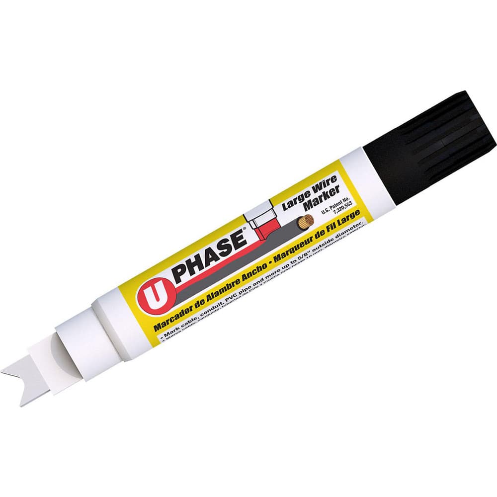 Markers & Paintsticks, Marker Type: Liquid Paint Marker, Tip Shape: Curved, Color: Black, Ink Type: Xylene-free, Alcohol Base, Fade Resistant, Water Resistant MPN:10701MCM