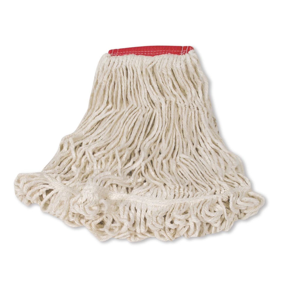 Rubbermaid Super Stitch Cotton Blend Mop, 58in, White (Min Order Qty 7) MPN:FGD25306WH00