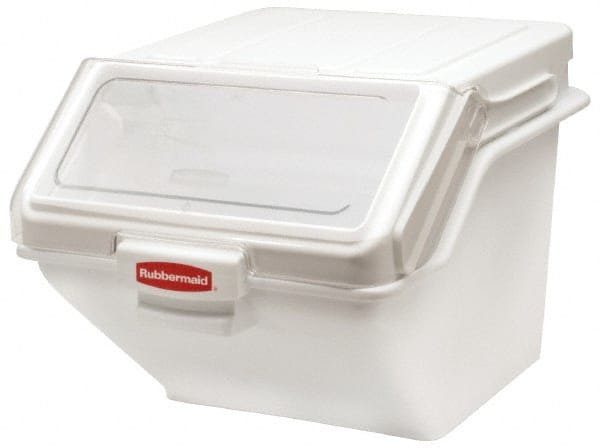 Food Bin Container: Polyethylene, Rectangular MPN:FG9G5800WHT